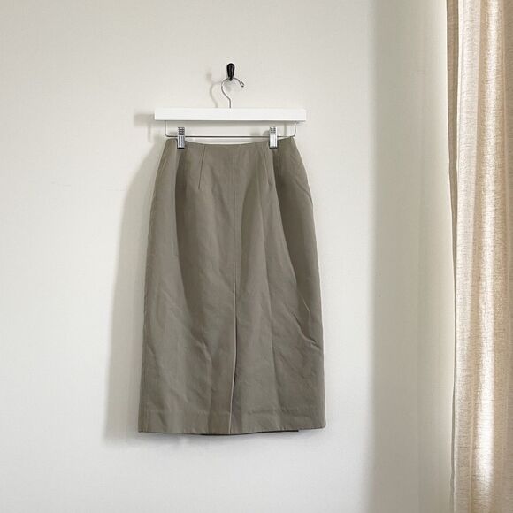 Midi Green Skirt - Picture 2 of 4